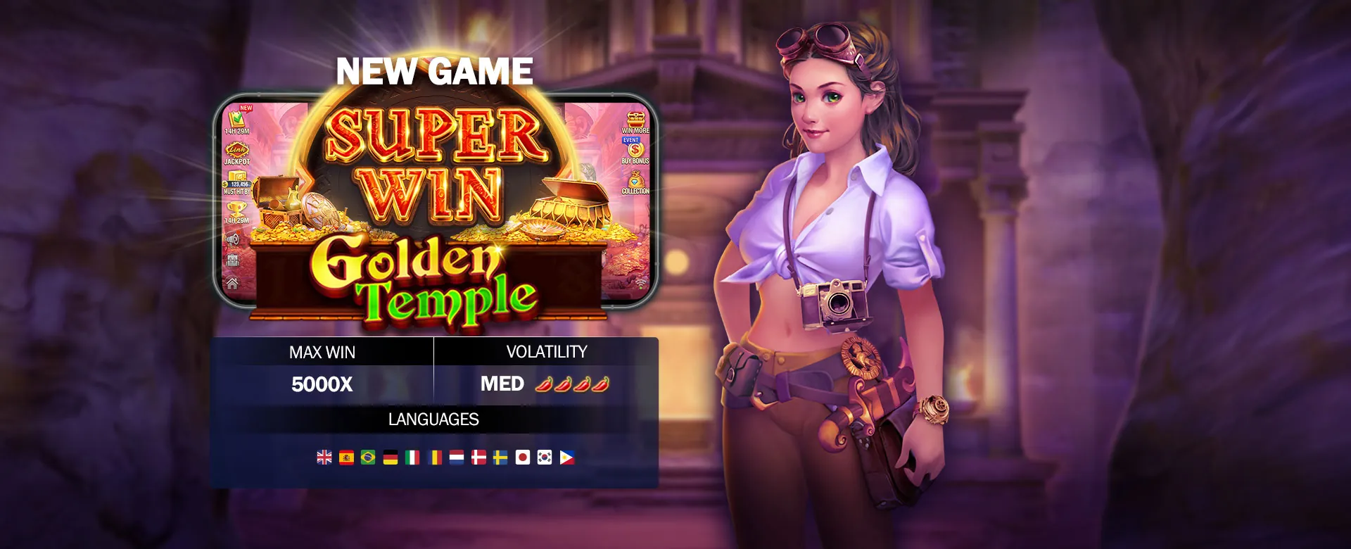 Exciting 8k8 Arcade Games with Golden Glow